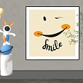 Cartoon Hanging Paintings Cartoon Hanging Paintings Children Hanging Paintings 3d model