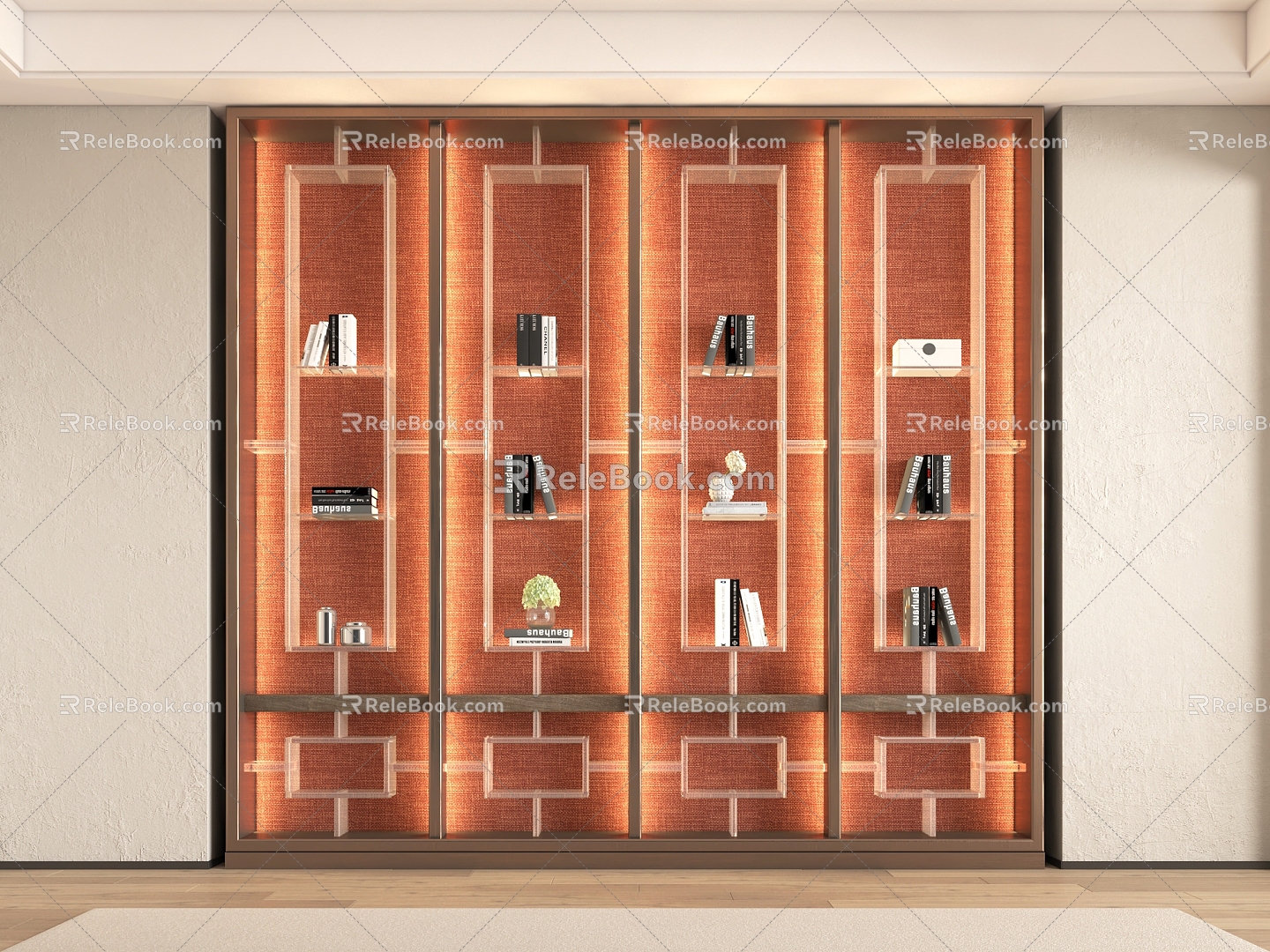 New Chinese Decorative Cabinet Display Cabinet 3d model