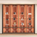 New Chinese Decorative Cabinet Display Cabinet 3d model