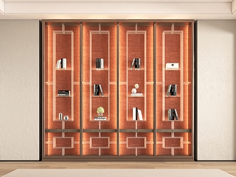 New Chinese Decorative Cabinet Display Cabinet 3d model