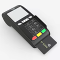 Business Equipment POS Terminal with Numeric Keypad Credit Card Slot and Display Screen