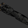 Rebel Mystery Gunboat 3d model