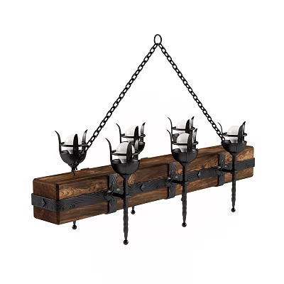 Industrial LOFT chandelier 3d model