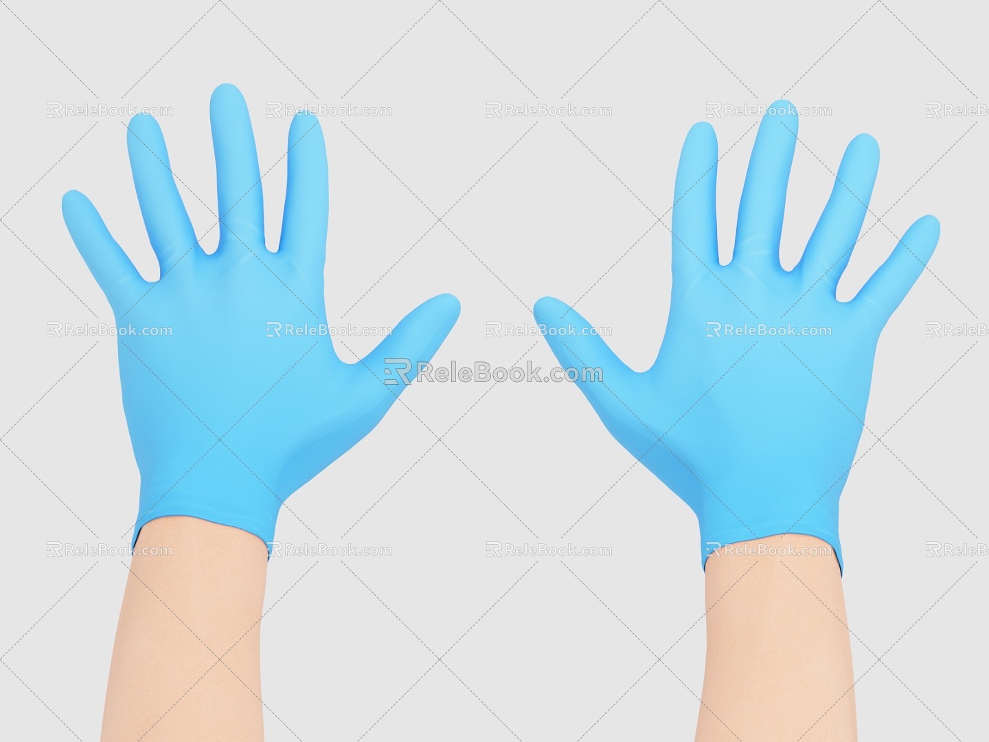 Hospital Doctor Hand Wearing Medical Gloves Surgical Gloves Medical Gloves Medical Gloves Medical Gloves Rubber Gloves 3d model