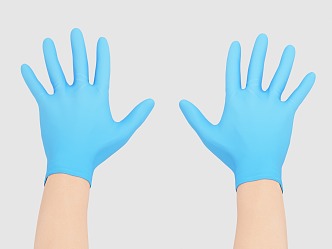 Hospital Doctor Hand Wearing Medical Gloves Surgical Gloves Medical Gloves Medical Gloves Medical Gloves Rubber Gloves 3d model