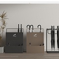 Umbrella Rack Umbrella Parasol Storage Rack Shelf 3d model