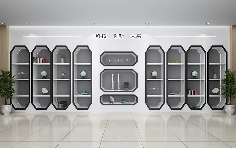 Laboratory Display Cabinet Background Cabinet Science and Technology Create Passenger Model Airline Physics School 3d model