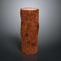 Natural Wooden Stump With Original Tree Texture For Home Decorative Accent