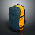 Blue And Yellow Versatile Travel Backpack For Everyday Storage And Use