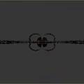 Medieval Steel Sword with Ornate Hilt and Leather Handle Displayed on Gray Background