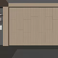 Modern sofa background wall Minimalist sofa background wall 3d model