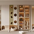 Cozy Cat Playroom Design With Cat Trees Soft Beds Toys And Shelves