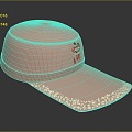 Hat cap baseball cap realistic 3d model