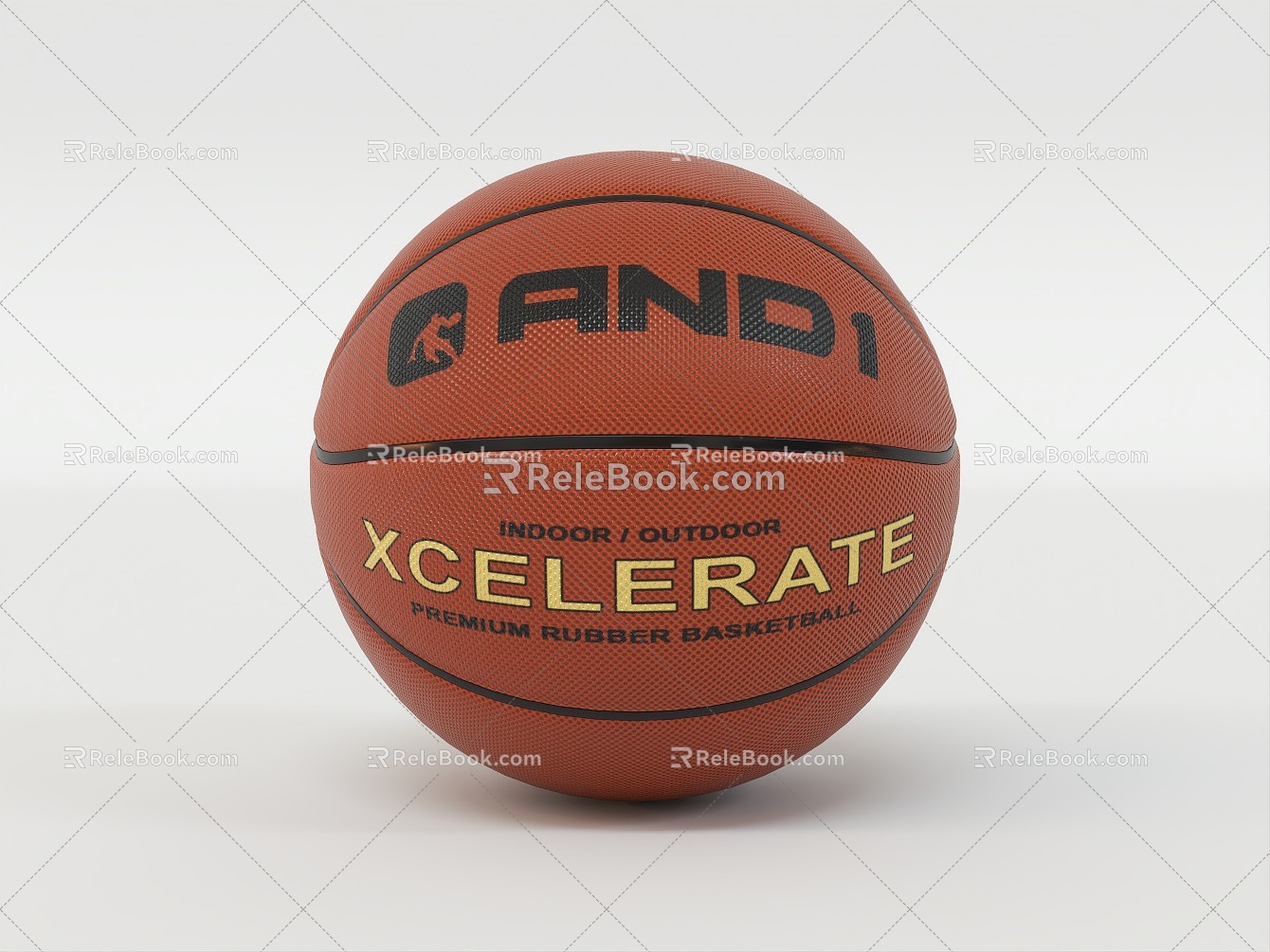 modern basketball 3d model