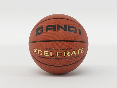 modern basketball 3d model