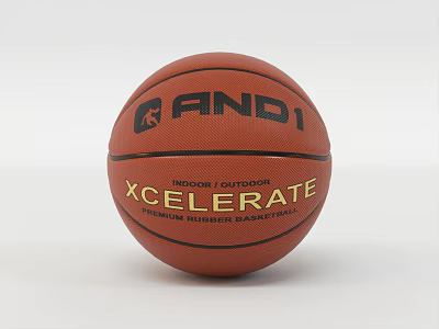AND1 XCELERATE High Performance Official Size Weight Ultimate Basketball Sports Equipment 3d model