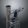 Seated Chest Press Fitness Machine With Heavy Duty Frame And Adjustable Seat