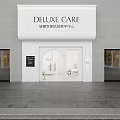 Bright Minimalist All White Beauty Salon Interior Design With Comfortable Reception Leisure And Treatment Spaces