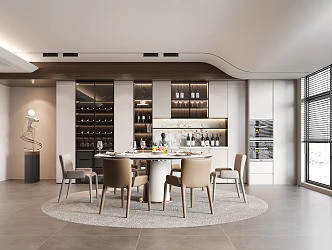 Modern Restaurant 3d model