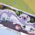 Rooftop Courtyard Garden Design With Various Plants Seating And Leisure Areas