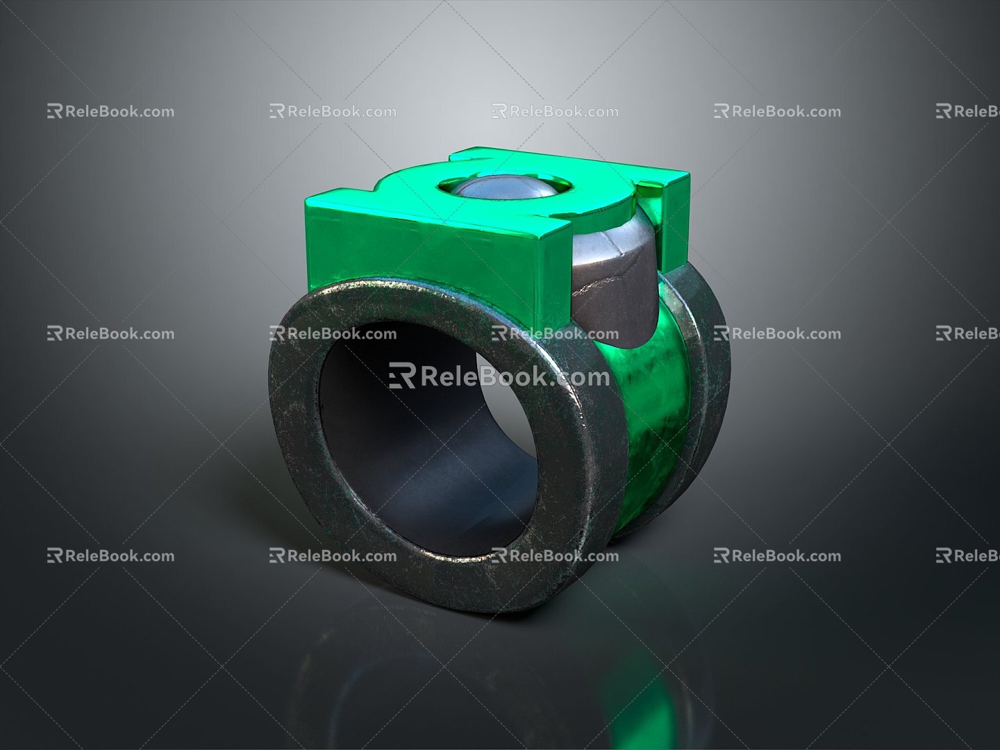 Pipe water pipe valve iron pipe fitting flange tee joint pipe water pipe valve 3d model