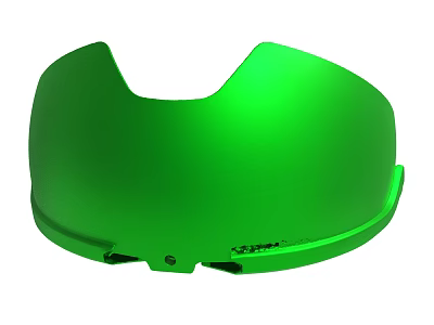 High Quality Green Safety Goggle Lens With Clear Vision And Durable Build 3d model