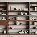 Bookshelf Storage Rack 3d model