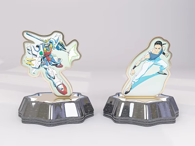 Modern ornaments home decoration beautiful Chen ornaments 3d model