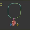 Elegant Golden Leaf Pendant Necklace With Matching Leaf Earrings Set Design