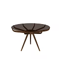 Round table side table 3d model