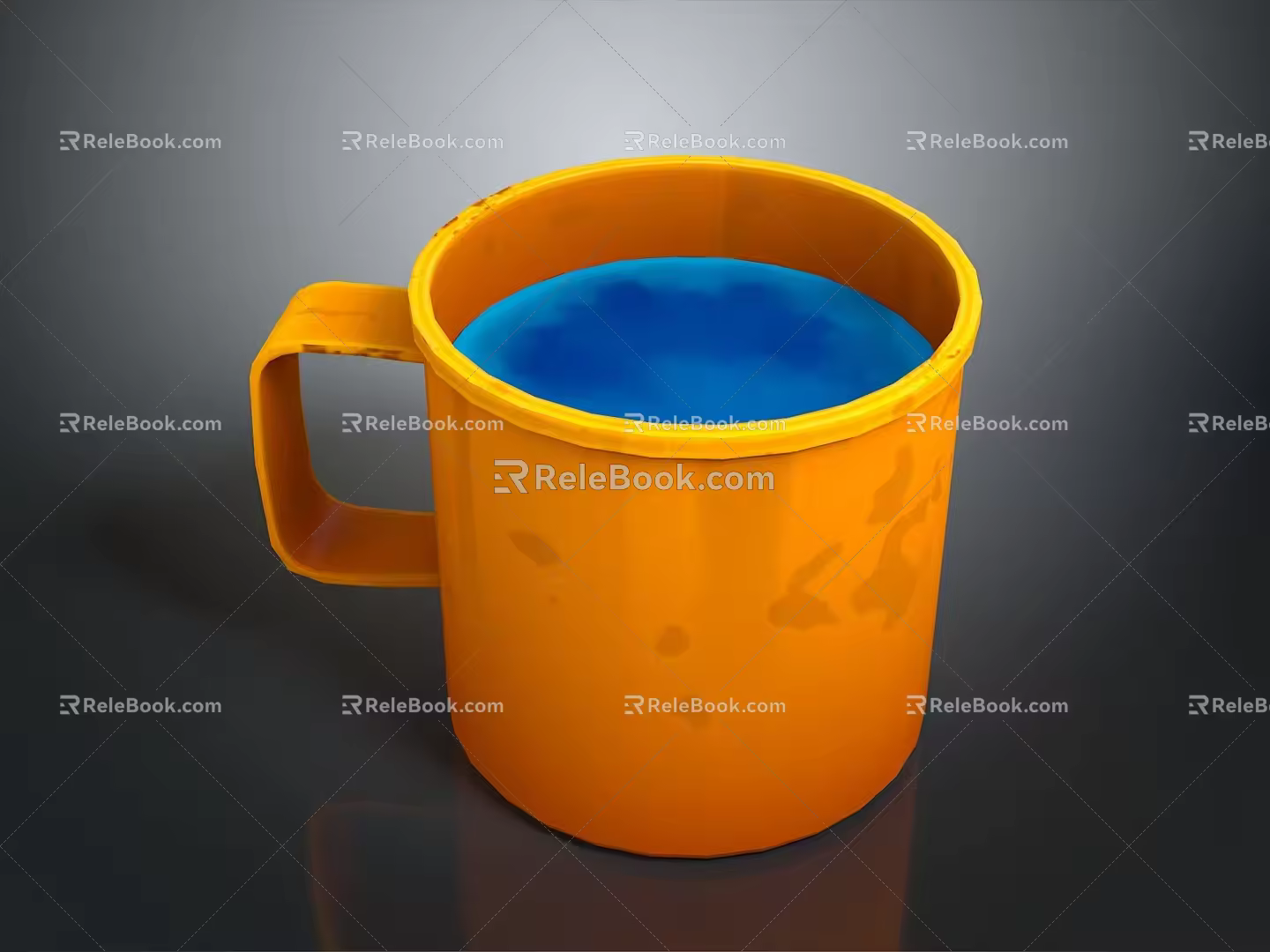 Realistic Cup Container 3d model