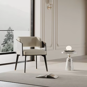 Modern Dining Chair 3d model