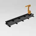 RGV Robot Industrial Orbital Manipulator Automation Manipulator 1566 3d model