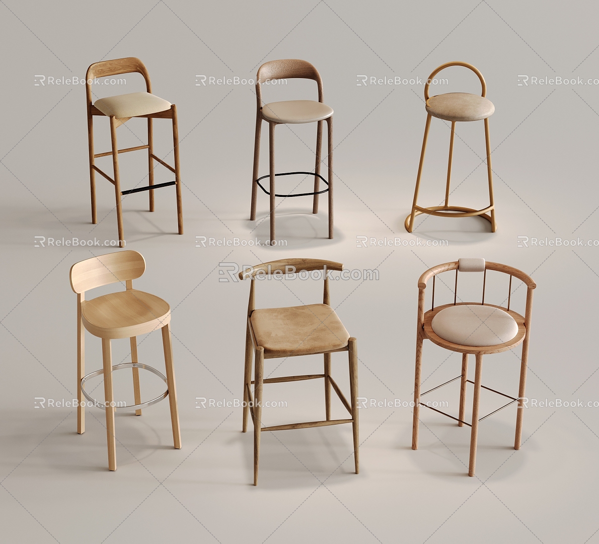 Bar Chair Bar Stool High Stool Combination model