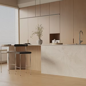 Modern table combination 3d model