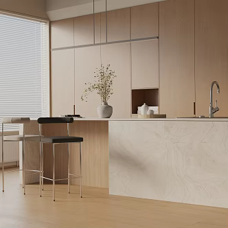 Modern table combination 3d model