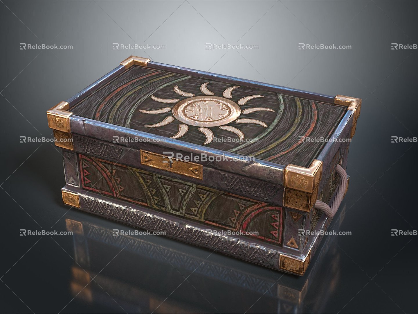 Boxes, Bags, Leather Boxes, Leather Boxes and Containers Realistic 3d model