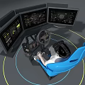 Virtual Experience Booth Technology Booth 3d model