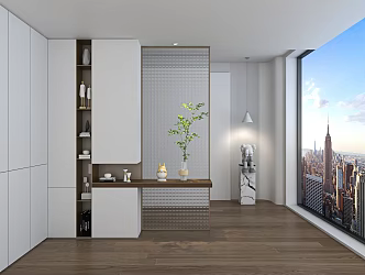 Modern Entrance 3d model