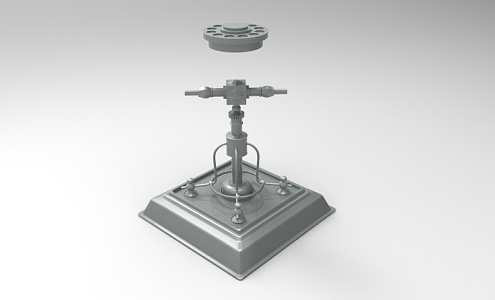 Retro phone dock 3d model