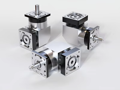 High Precision Industrial Equipment Metal Reducers for Mechanical Automation Systems Applications 3d model