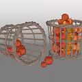 Woven Storage Baskets Filled With Fresh Cherry Tomatoes Some Scattered Nearby