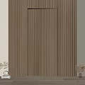 Modern Invisible Door Single Door 3d model