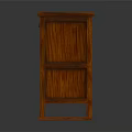 Traditional Wooden Entryway Cabinet Sideboard With Drawers Doors And Brass Handles