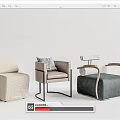 Modern Accent Chairs Soft Upholstered with Metal Frames and Accent Cushions for Modern Home Decor
