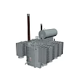 Main transformer substation 220kv 500kv 3d model