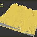 Mountain Terrain Featuring Snowy Peaks Glaciers Rocky Slopes And Deep Valleys