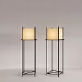Minimalist Floor Lamp Metal Floor Lamp 3d model