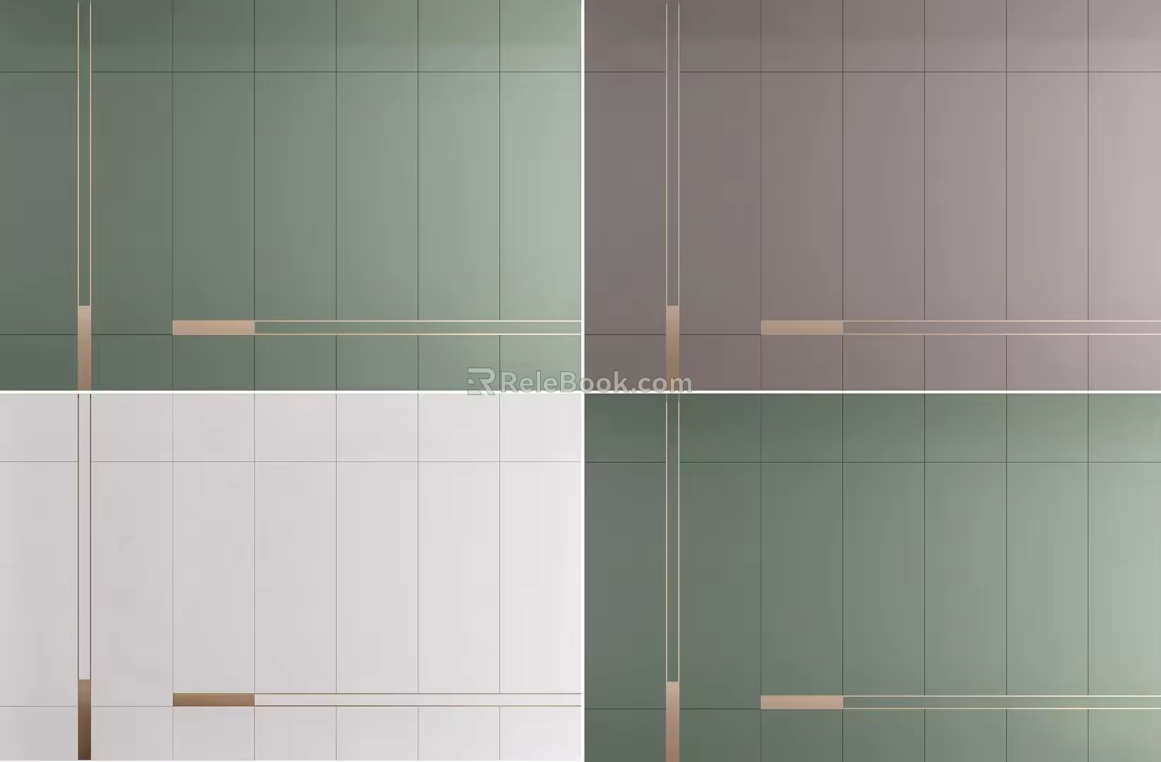 Modern Minimalist Wardrobe Combination Creative Minimalist Wardrobe Embedded Wardrobe Light Luxury Minimalist Wardrobe Simple Creative Wardrobe 3d model