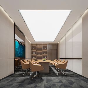 Conference Room Report Hall in Modern Conference Room 3d model